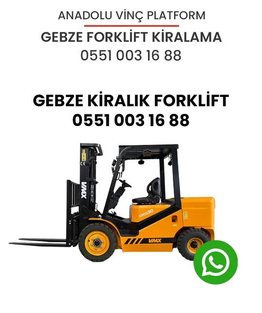 Gebze kiralık forklift görseli
